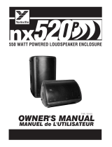 Yorkville Sound NX520P User manual