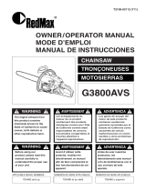 Zenoah G3800AVS User manual