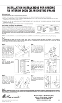 Masonite 05241 Installation guide