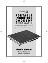 Fagor Portable Induction Cooktop User manual