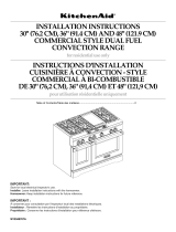 KitchenAid KDRS407VSS Installation guide