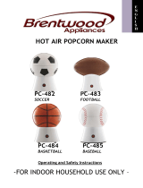 Brentwood PC-483 FOOTBALL User guide