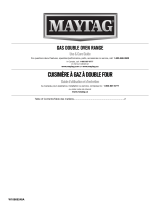 Maytag GAS DOUBLE OVEN RANGE User guide