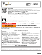 Whirlpool WDF320PADT User manual