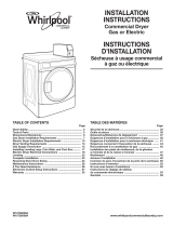 Whirlpool CED9050AW Installation guide