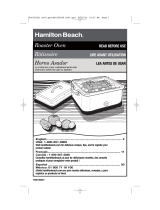 Hamilton Beach 32182 - Roaster Oven With Buffet Pans User manual