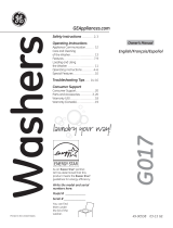 GEAppliances GTW860SSJWH Owner's manual