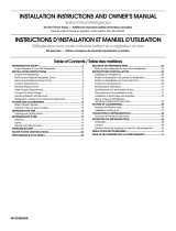 Whirlpool WRX988SIBW Installation guide