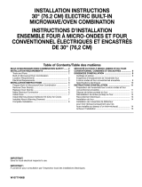 Whirlpool WOC97ES0ES Installation guide