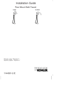 Kohler K-994-4-CP Installation guide