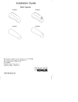 Kohler K-15135-PB Installation guide