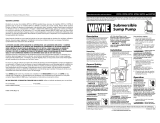 Wayne SPT33 User guide