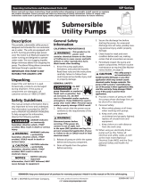 Wayne VIP25 Installation guide