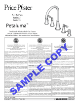 Price Pfister F-531-4PAS User manual