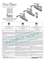 Pfister PARISA H34-4N User manual