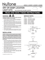NuTone LK50DWB Installation guide