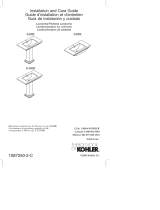Kohler K-2268-1-0 Installation guide