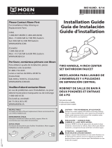 Moen WS84550-4C4PC18 Installation guide