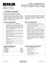 Kohler K-T314-4M-BN Installation guide