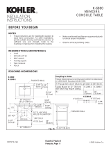 Kohler K-6880-CP Installation guide