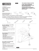 Delta Faucet T4768-BL Installation guide
