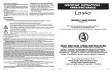 Lasko 5775 Owner's manual