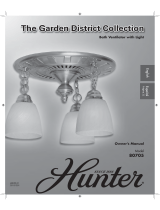 Hunter 80705 Installation guide