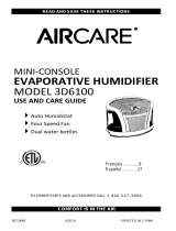 Aircare 3D6 100 User guide