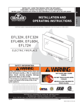 NAPOLEON EFL72H Operating instructions