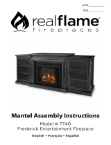 Real Flame 7740E-CO User manual