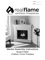 Real Flame 5950E-DW User manual