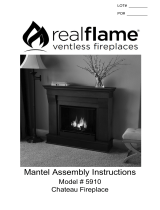 Real Flame Chateau 5910 User manual