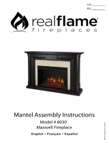 Real Flame 8030E-BW User guide