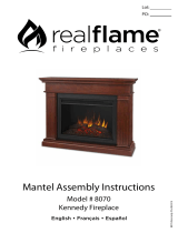 Real Flame 8070E-W Owner's manual