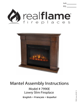 Real Flame 7990E-BLO User manual