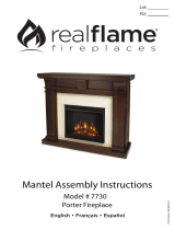 Real Flame 7730E-W Operating instructions