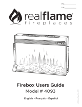 Real Flame 770E-CO Operating instructions