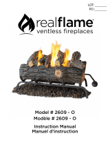 Real Flame 2609 - O User manual