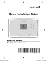 Honeywell Home RTH111B24/3PK Installation guide