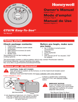 Honeywell CT87N User manual