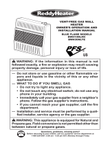 Reddy Heater BWH10NLMDC User manual