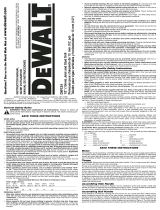 DeWalt DW124K User manual