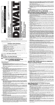 DeWalt DWE4887N User manual