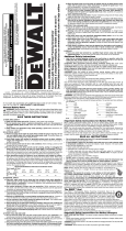 DeWalt DW969K-2 User manual