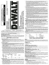 DeWalt DW160V User manual
