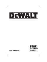DeWalt D25721K User guide