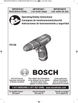 Bosch PS130BN Owner's manual