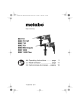 Metabo SBE 710 User guide