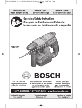 Bosch RHH181-01 User manual