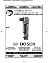 Bosch PS11BN Owner's manual